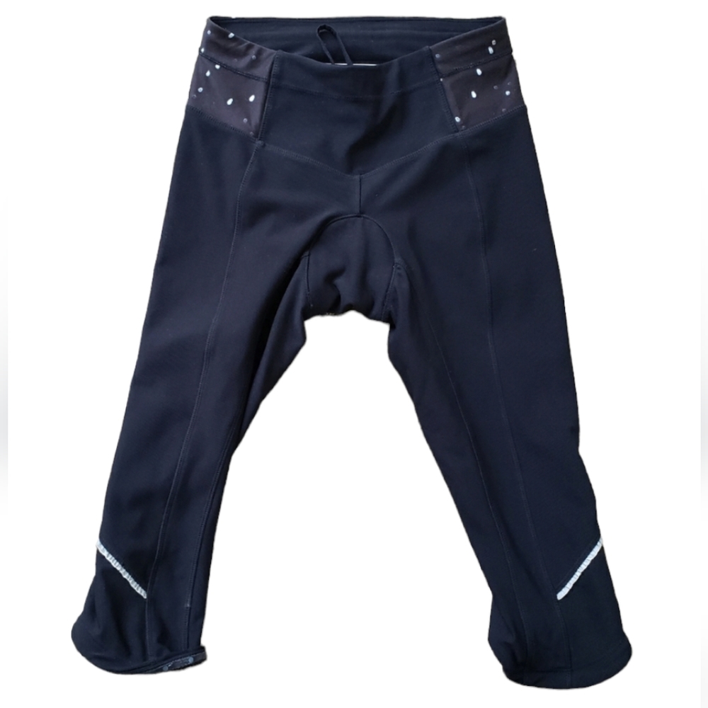 Mondetta black padded bicycling spinning capris XS